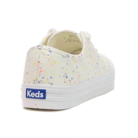 Keds Breezie Confetti Canvas Sneakers White - Picture 2 of 13